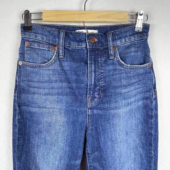 Madewell The Perfect‎ Vintage Jeans Size 25 – Distressed, Raw Hem, High Waist - Picture 2 of 12